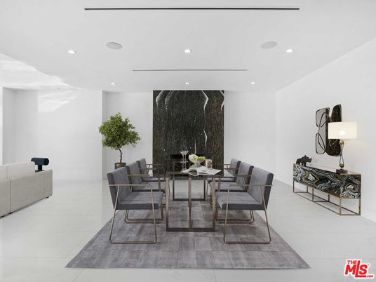 Dining room, Interior, Recessed Lighting