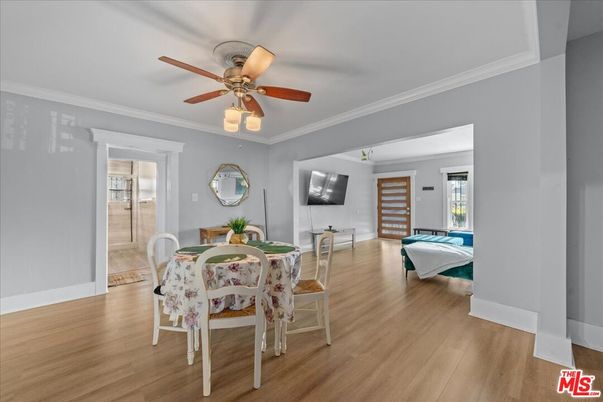 Dining room, Interior, Wood Texture Flooring