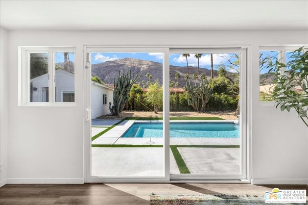 Interior, Pool, Wood Texture Flooring