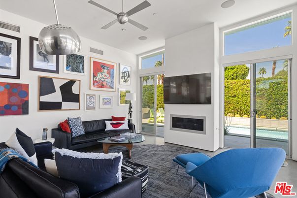 Fireplace, Interior, Living room, Pendant Lights