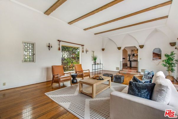 Interior, Living room, Wooden Beams, Wood Texture Flooring