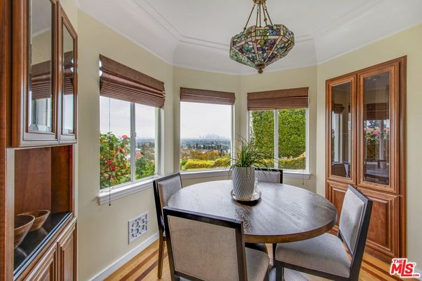 Dining room, Interior, Wood Texture Flooring