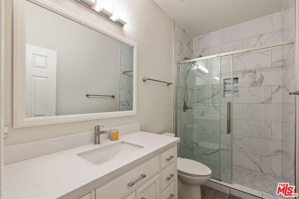 Bathroom, Glass Shower, Interior, Marble Walls