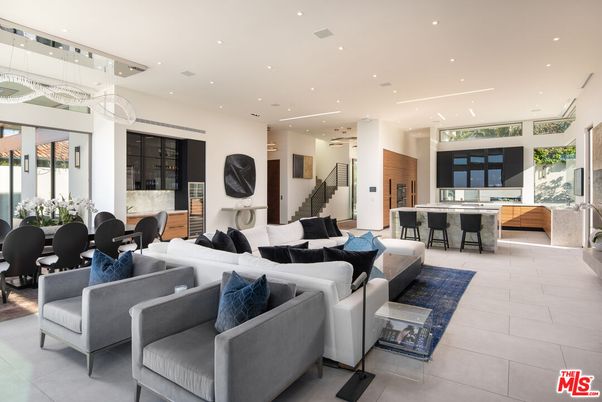 Dining room, Interior, Kitchen, Living room, Pendant Lights, Recessed Lighting