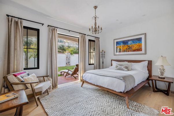 Bedroom, Chandelier, Interior, Wood Texture Flooring