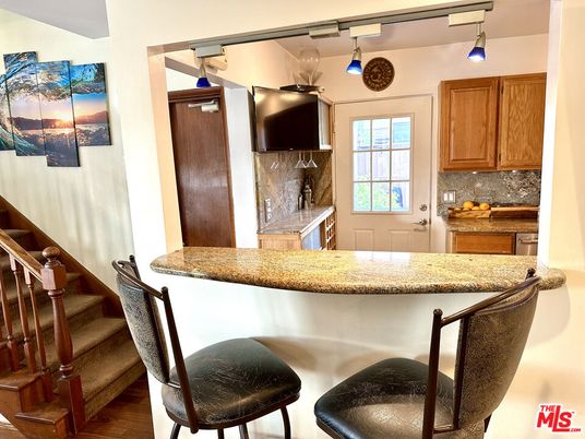 Interior, Kitchen, Pendant Lights, Wood Texture Flooring