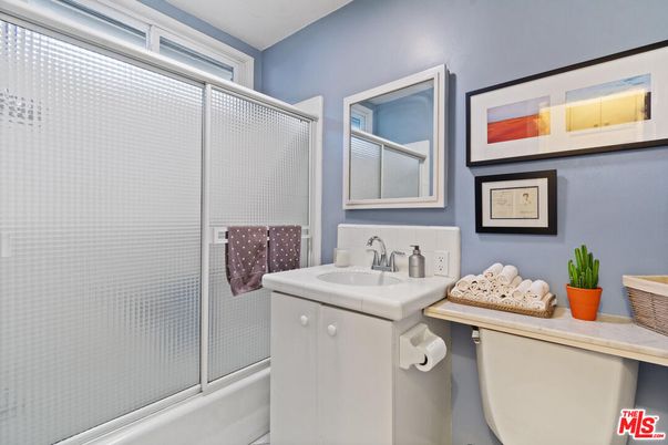 Bathroom, Glass Shower, Interior, Tile Countertops