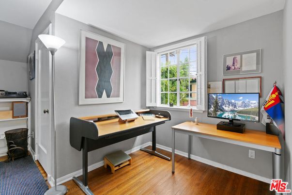 Home Office, Interior, Wood Texture Flooring