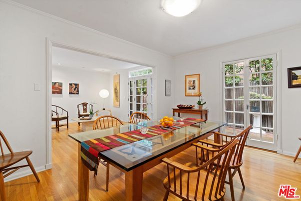 Dining room, Interior, Wood Texture Flooring