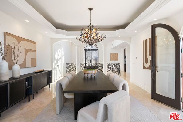 Chandelier, Dining room, Interior, Pendant Lights, Recessed Lighting