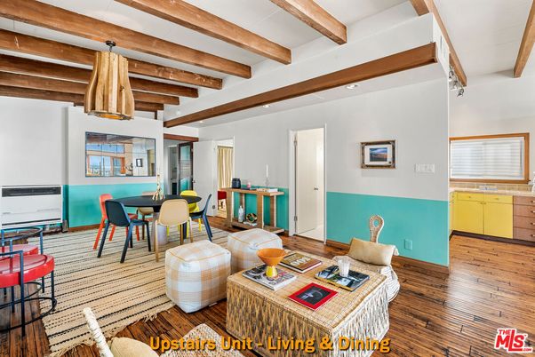 Dining room, Interior, Living room, Wooden Beams, Wood Texture Flooring