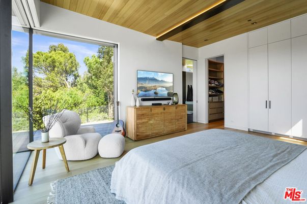 Bedroom, Interior, Wooden Ceilings, Wood Texture Flooring
