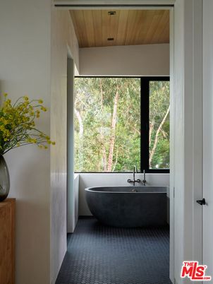 Bathroom, Free Standing Baths, Interior, Wooden Ceilings