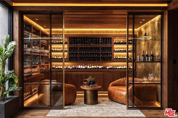 Interior, Wine Storage, Wood Texture Flooring