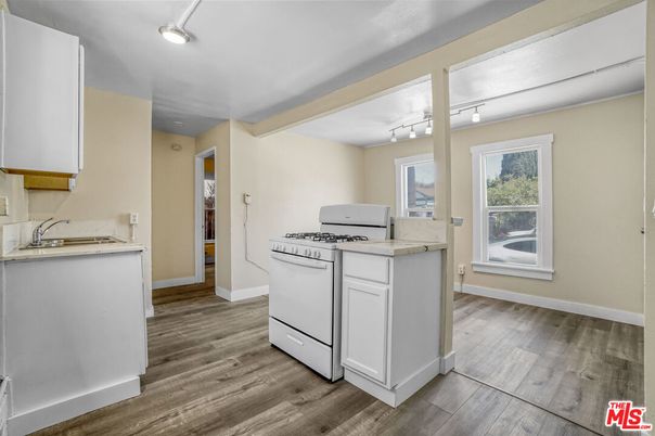 Interior, Kitchen, Wood Texture Flooring