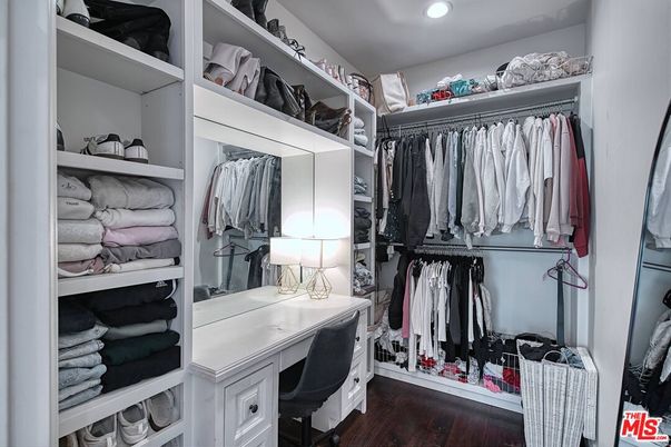 Interior, Recessed Lighting, Walk-in Closets, Wood Texture Flooring