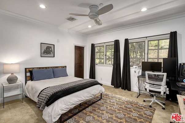 Bedroom, Home Office, Interior, Recessed Lighting