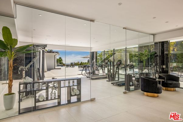 Fitness Equipment, Gym, Interior, Recessed Lighting