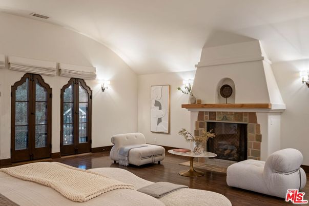Fireplace, Interior, Wood Texture Flooring