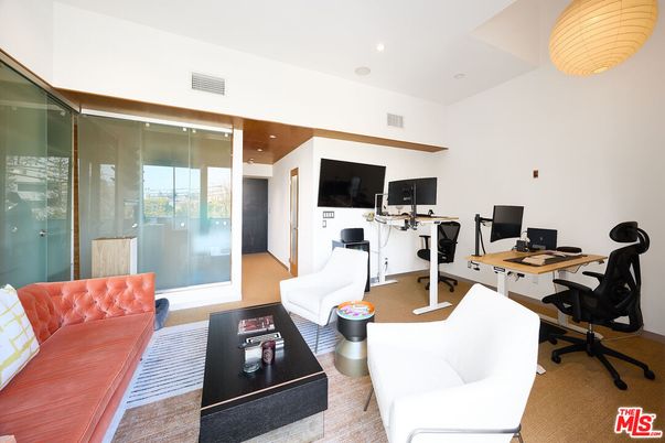 Home Office, Interior, Recessed Lighting