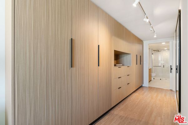 Bathroom, Glass Shower, Interior, Wood Texture Flooring