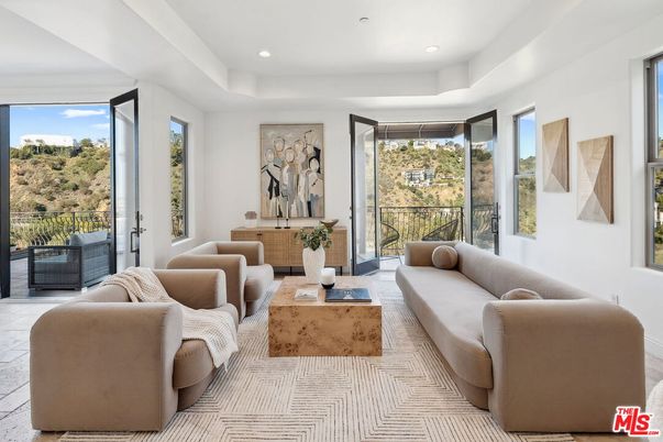 Interior, Living room, Recessed Lighting