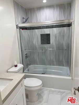 Bathroom, Glass Shower, Interior, Marble, Recessed Lighting
