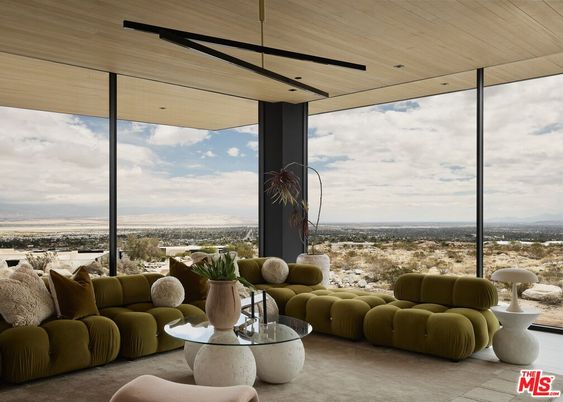 Interior, Living room, Recessed Lighting, Wooden Ceilings
