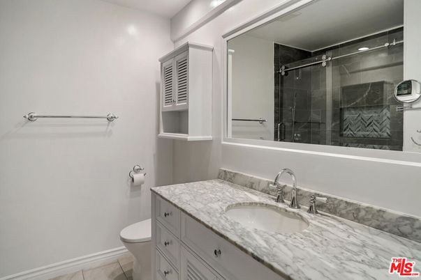 Bathroom, Glass Shower, Interior, Marble