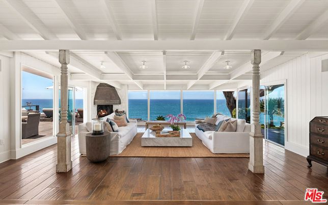 Fireplace, Interior, Living room, Water, Wood Texture Flooring