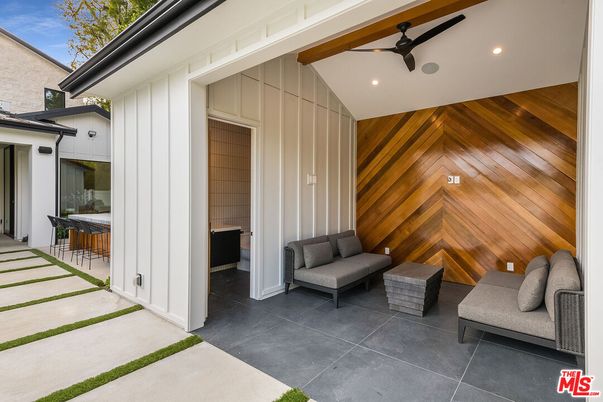 Exterior, Recessed Lighting, Wooden Walls