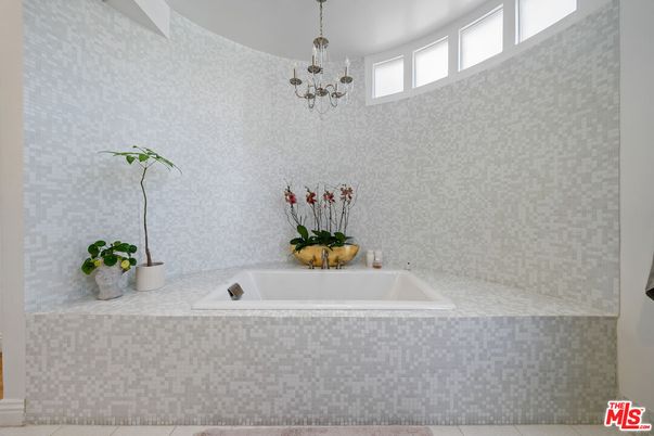 Bathroom, Chandelier, Interior