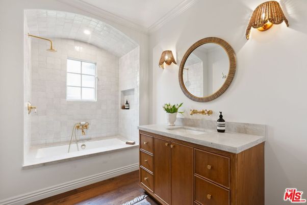 Bathroom, Interior, Wood Texture Flooring