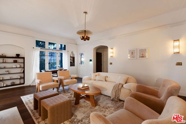 Dining room, Interior, Living room, Pendant Lights, Wood Texture Flooring