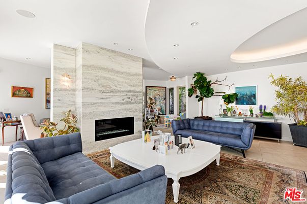 Fireplace, Interior, Living room, Recessed Lighting