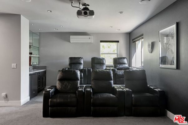 Home Theatre Room, Interior, Recessed Lighting, Theatre Room