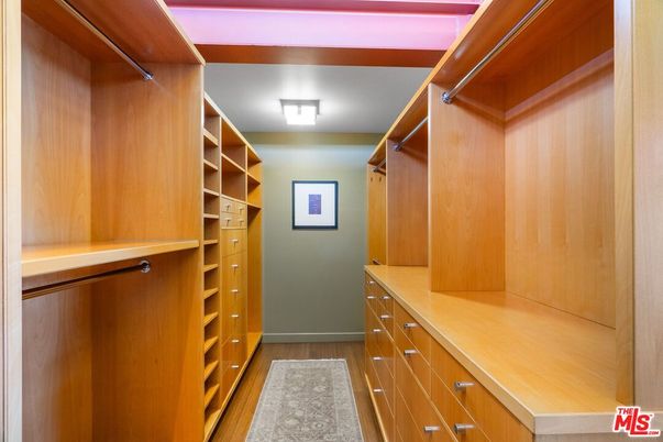 Interior, Walk-in Closets, Wood Texture Flooring
