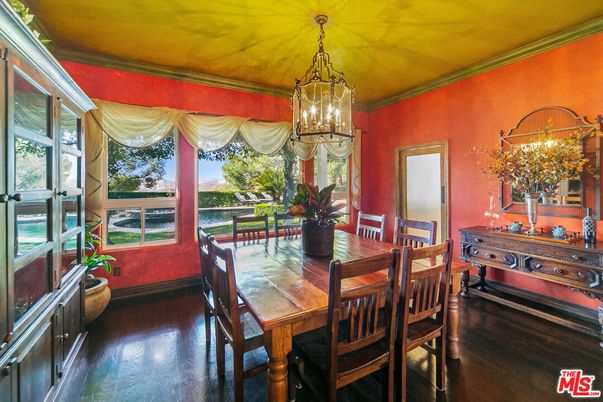 Dining room, Interior, Wood Texture Flooring