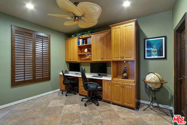 Home Office, Interior, Recessed Lighting