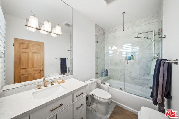 Bathroom, Glass Shower, Interior, Marble Walls