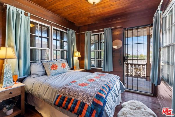 Bedroom, Interior, Wooden Ceilings, Wood Texture Flooring, Wooden Walls