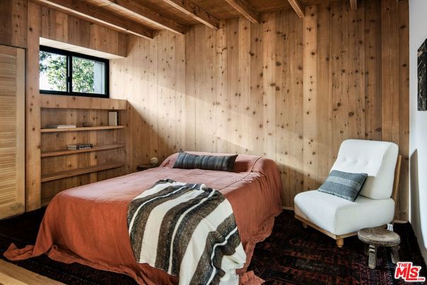 Bedroom, Interior, Wooden Ceilings, Wood Texture Flooring, Wooden Walls