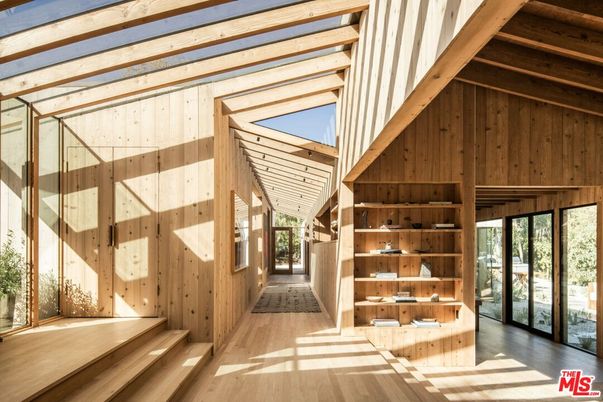 Interior, Wooden Beams, Wood Texture Flooring, Wooden Walls