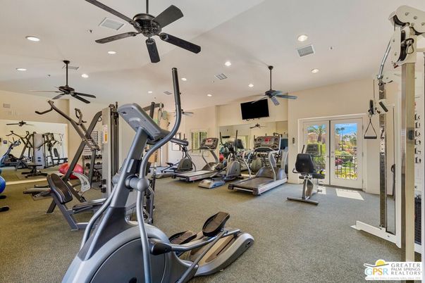 Fitness Equipment, Gym, Interior, Recessed Lighting