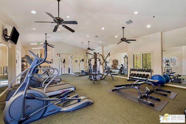 Fitness Equipment, Gym, Interior, Recessed Lighting