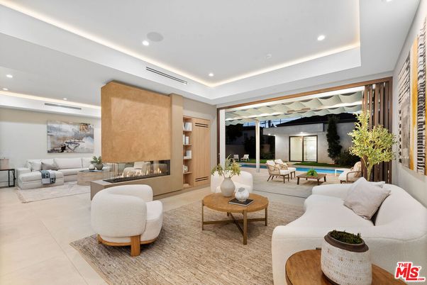 Billiard Table, Fireplace, Game Room, Interior, Living room, Recessed Lighting
