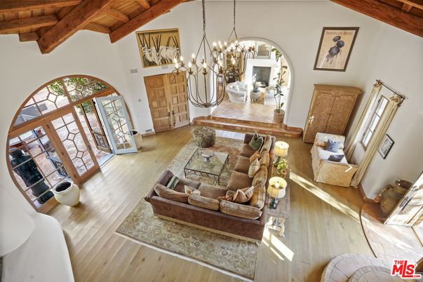 Chandelier, Interior, Living room, Wooden Beams, Wooden Ceilings, Wood Texture Flooring