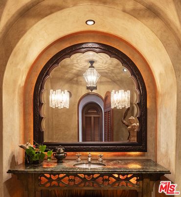 Bathroom, Chandelier, Interior, Recessed Lighting