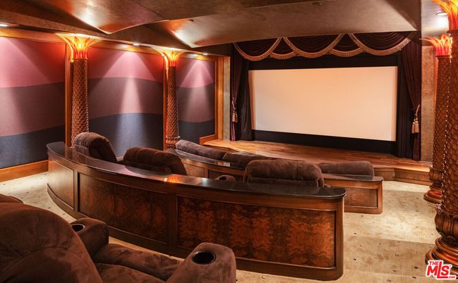 Home Theatre Room, Interior, Projection Screen, Recessed Lighting, Theatre Room