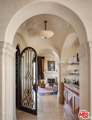 Fireplace, Interior, Living room, Pendant Lights